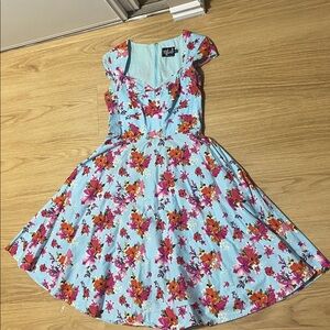 Hell bunny pinup dress rockabilly floral
